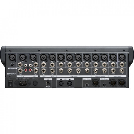 PreSonus StudioLive 16.0.2 USB Mezclador digital para grabación y